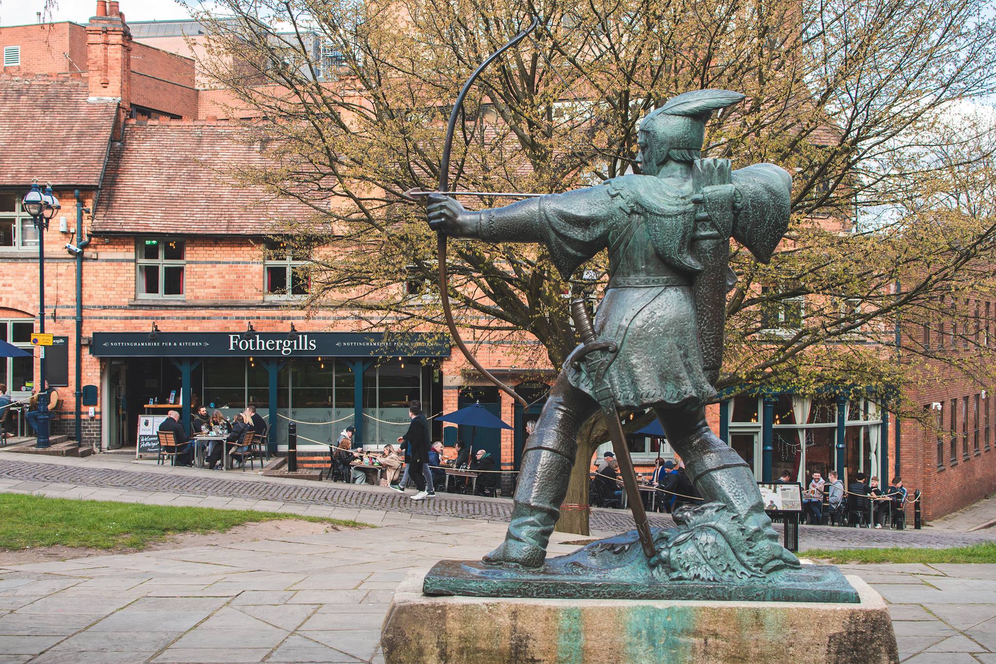 It's In Nottingham Robin Hood statue