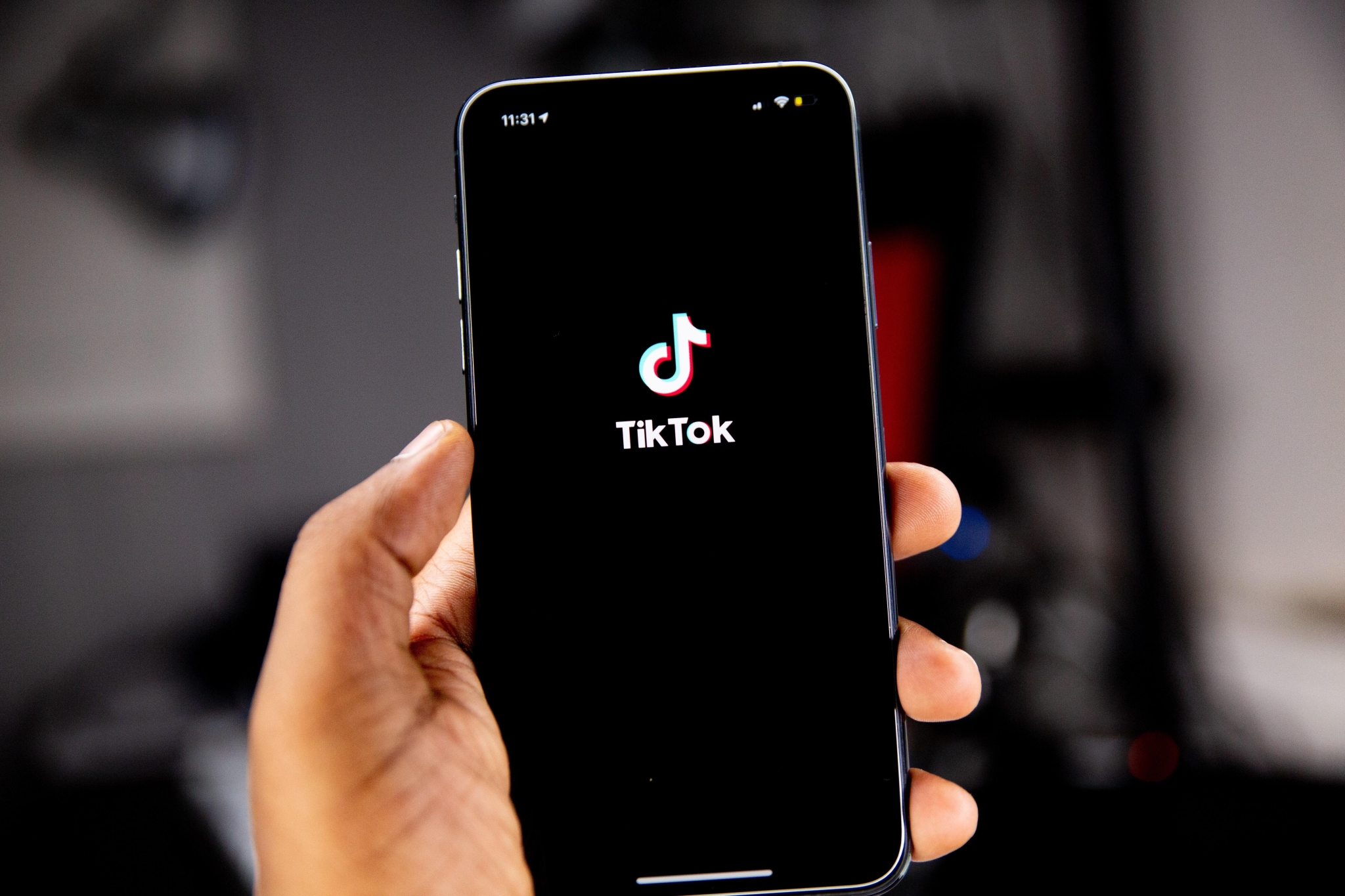 Tik Tok Logo on a smartphone