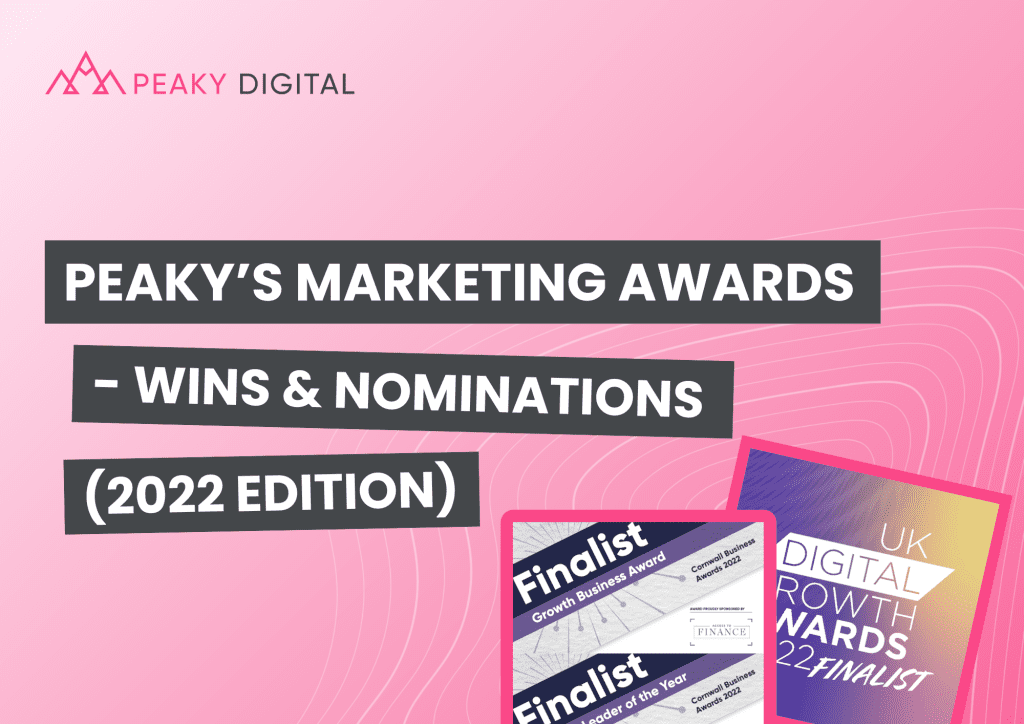 Peaky’s Marketing Awards – Wins & Nominations (2022 Edition)