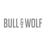 Bull and wolf logo